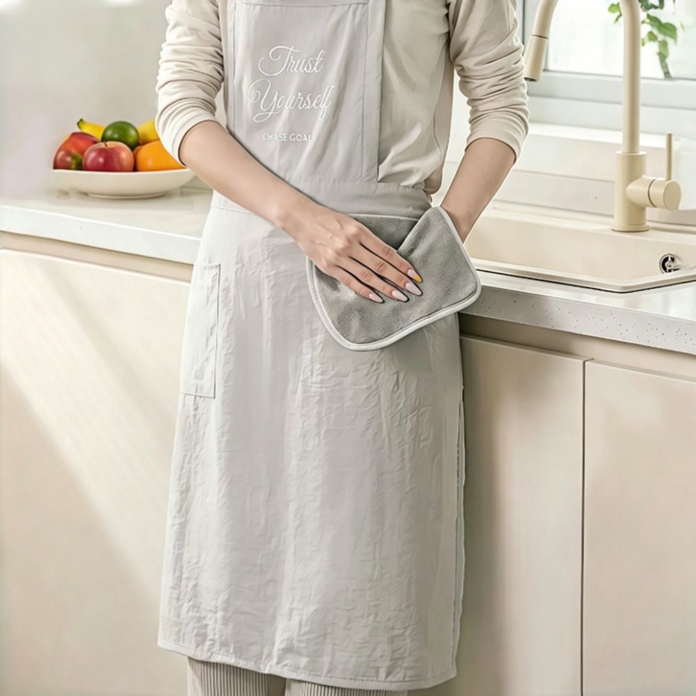 Home Cooking Work - Su geçirmez mutfak önlüğü kirlenmeyi önleyici