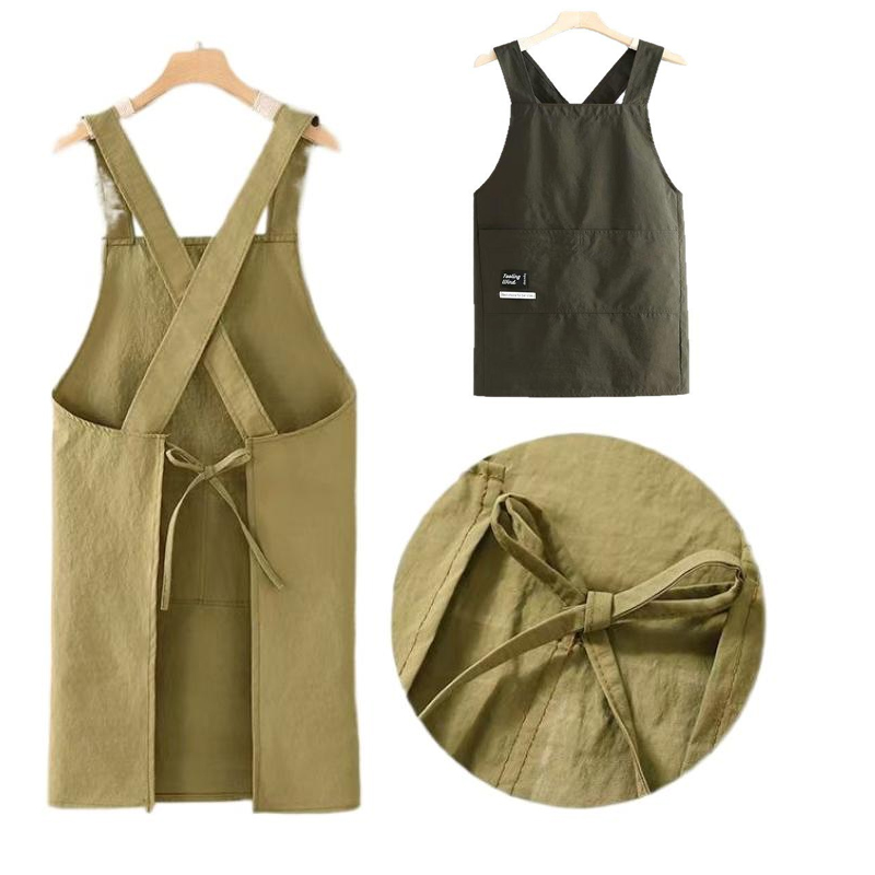 Home Cooking Work - Polyester Önlük Pişirme Mutfak Önlükleri Nefes