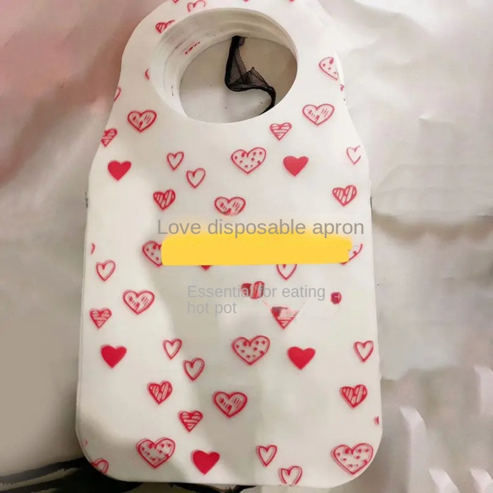 Home Cooking Oil Disposal - 10 adet/torba Taşınabilir Kalp Baskılı Tek