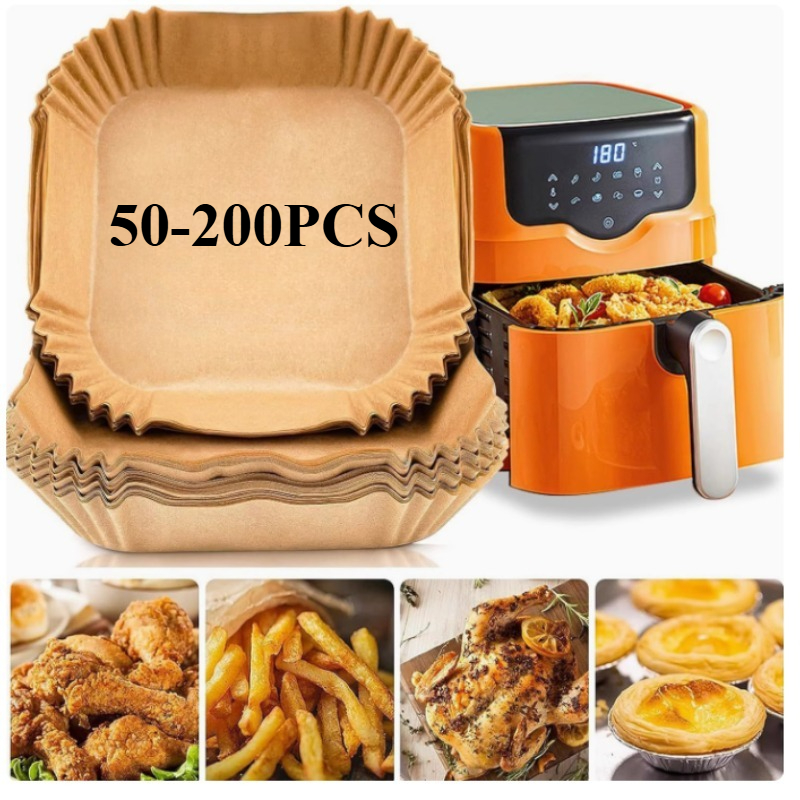 Home Cooking Oil Disposal - 50-200 adet hava fritöz parşömen kağıdı