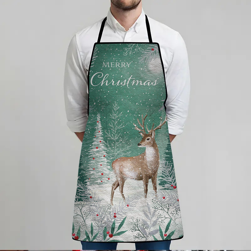 1p Noel Temalı Baskılı Önlük,  - Home Cooking Work incelemesi ve fiyatı